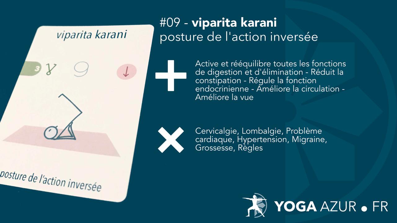 09-viparitakarani - Posture de l'action inversée