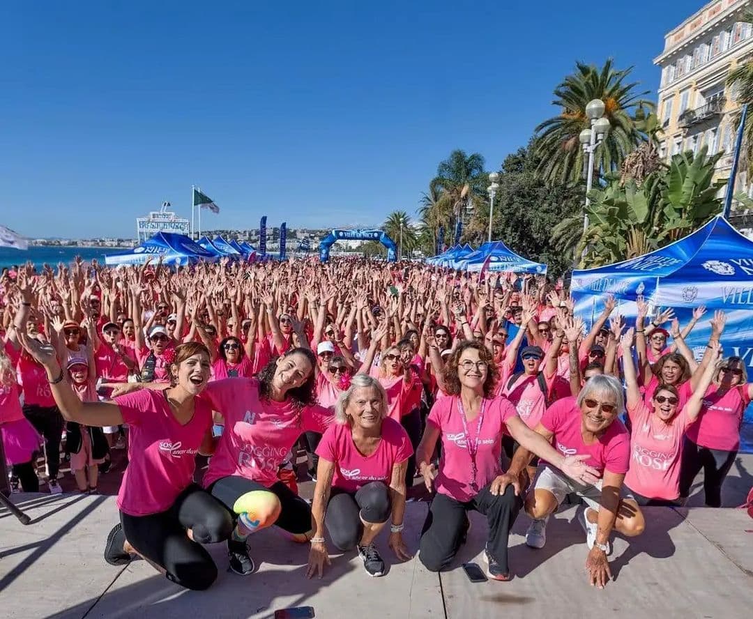 Journée de lancement 'Octobre Rose" à Nice - L'équipe de SOS Cancer du Sein - 2024