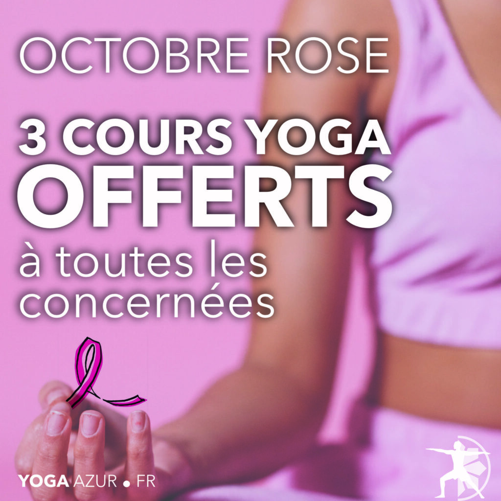Octobre rose - Yoga - Sport Santé Bien-être