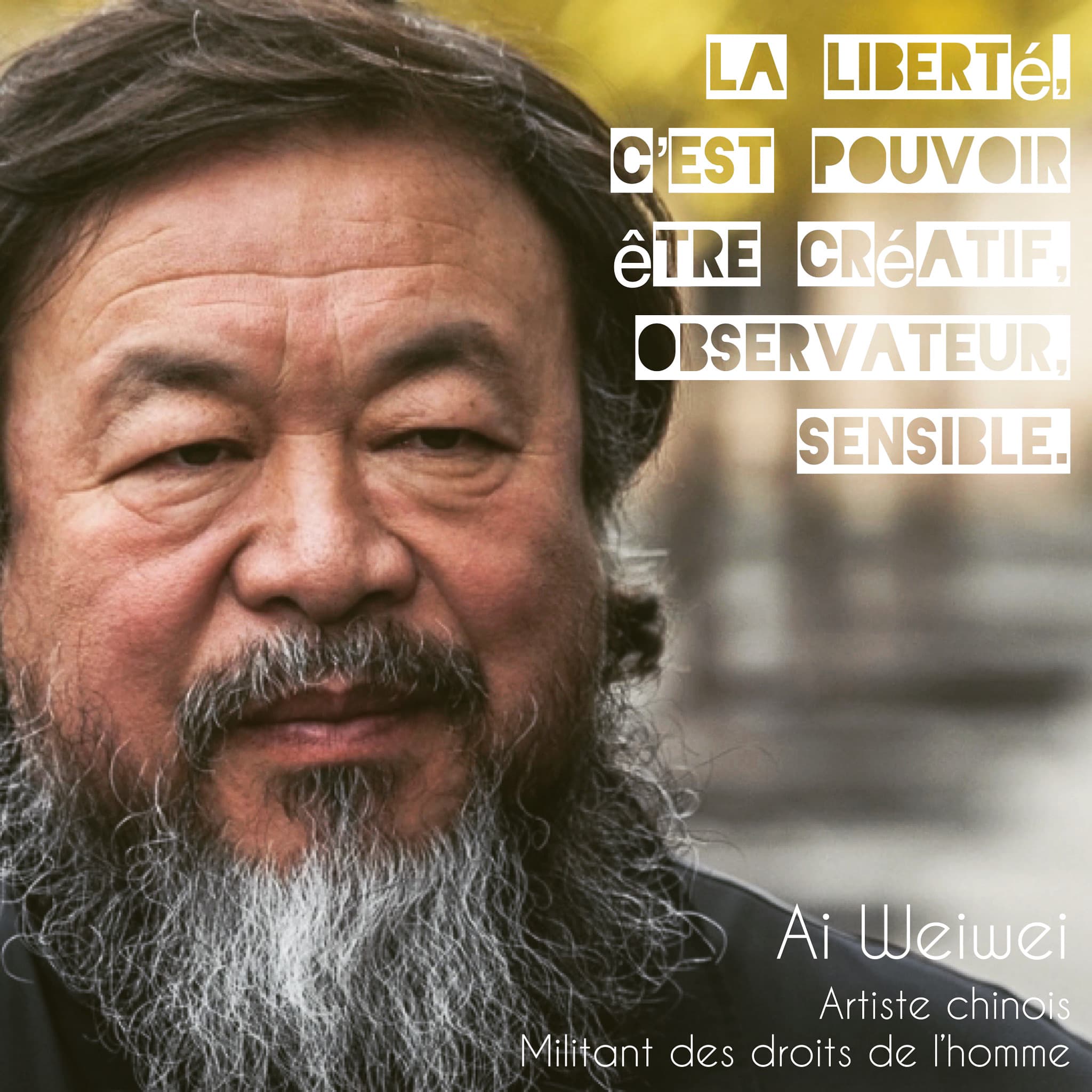 Citation "Liberté" Ai Weiwei