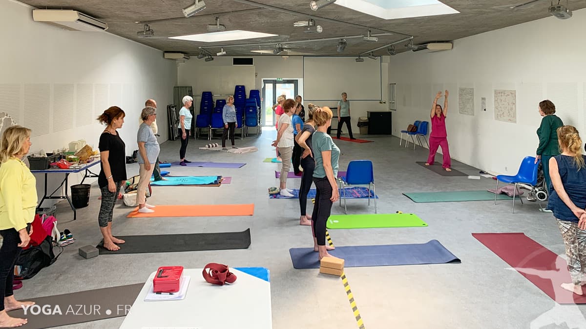 Cours Yoga - Yoga Azur - Stage avec Nathalie Moulis