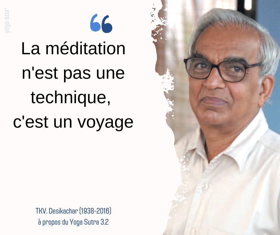 "La méditation n'est pas une technique, c'est un voyage"