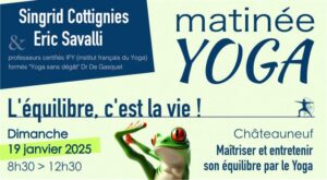 Affiche - Stage "Matinée de Yoga" - 2e édition - 01/2025