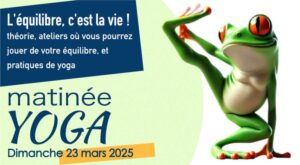 Affiche - Stage "Matinée de Yoga" - 2e édition - 03/2025